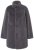 Ulla Popken 843003 Manteau en fausse fourrure à col montant Gris - Manteaux - Manteaux grande taille pour femme