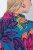 Ulla Popken 843180 Robe en jersey fleurie Pétrole - Robes - Des robes dans toutes les tailles