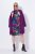 Ulla Popken 843180 Robe en jersey fleurie Pétrole - Robes - Des robes dans toutes les tailles