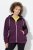 Ulla Popken 843186 Veste softshell déperlante à réflecteurs Bordeaux - Vestes - Vestes grande taille pour femme