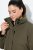 Ulla Popken 843480 Manteau technique HYPRAR bicolore à capuche Vert olive - Manteaux - Manteaux grande taille pour femme