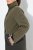 Ulla Popken 843480 Manteau technique HYPRAR bicolore à capuche Vert olive - Manteaux - Manteaux grande taille pour femme