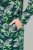 Ulla Popken 843496 Robe sweat imprimée Corail - Robes sweat - 