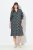 Ulla Popken 843506 Robe sweat imprimée Noir - Robes sweat - 