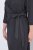 Ulla Popken 843595 Robe portefeuille à manches 3/4 Gris chiné - Robes midi - Robes mi-longues pour femmes rondes