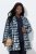 Ulla Popken 843937 Blazer texturé imprimé Bleu marine - Blazers - Vestes blazer pour femme, grandes tailles