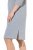 Ulla Popken 843999 Robe à manches 3/4 Gris chiné - Robes - Des robes dans toutes les tailles