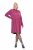 Ulla Popken 844233 Robe en maille à manches longues Rouge baie - Robes en maille - 