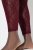 Ulla Popken 844543 Collant en dentelle Bordeaux - Collants & chaussettes - 