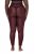 Ulla Popken 844543 Collant en dentelle Bordeaux - Collants & chaussettes - 