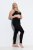 Ulla Popken 844563 Legging collant Noir - Collants & chaussettes - 