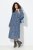 Ulla Popken 844594 Robe mi-longue fleurie Bleu marine - Robes midi - Robes mi-longues pour femmes rondes