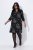 Ulla Popken 844739 Robe à manches 3/4 Noir - Robes midi - Robes mi-longues pour femmes rondes