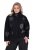Ulla Popken 844839 Veste courte brodée de flocons Bleu marine - Vestes - Vestes grande taille pour femme