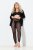 Ulla Popken 844970 Legging collant à motifs Noir - Collants & chaussettes - 