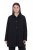 Ulla Popken 845026 Surchemise à texture zébrée Noir - Vestes - Vestes grande taille pour femme