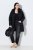 Ulla Popken 845111 Parka Noir - Manteaux - Manteaux grande taille pour femme