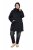 Ulla Popken 845111 Parka Noir - Manteaux - Manteaux grande taille pour femme