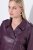 Ulla Popken 845121 Veste biker en similicuir Prune - Vestes - Vestes grande taille pour femme