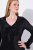 Ulla Popken 845145 Robe à sequins Noir - Robes de soirée - Robes de soirée en grandes tailles