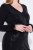 Ulla Popken 845145 Robe à sequins Noir - Robes de soirée - Robes de soirée en grandes tailles