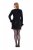 Ulla Popken 845145 Robe à sequins Noir - Robes de soirée - Robes de soirée en grandes tailles