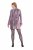 Ulla Popken 845145 Robe à sequins à col V Rose - Robes de soirée - Robes de soirée en grandes tailles