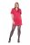 Ulla Popken 845148 Robe moulante fleurie Magenta - Robes - Des robes dans toutes les tailles