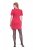 Ulla Popken 845148 Robe moulante fleurie Magenta - Robes - Des robes dans toutes les tailles