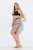 Ulla Popken 845285 Panty anti-frottement fleuri Noir - Panties anti-frottement - 