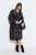 Ulla Popken 845287 Robe mi-longue imprimée Noir - Robes midi - Robes mi-longues pour femmes rondes