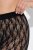 Ulla Popken 845290 Panty anti-frottement fleuri en dentelle Noir - Panties anti-frottement - 