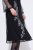 Ulla Popken 845366 Robe de soirée à col V Noir - Robes de soirée - Robes de soirée en grandes tailles