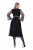 Ulla Popken 845366 Robe de soirée à col V Noir - Robes de soirée - Robes de soirée en grandes tailles