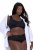 Ulla Popken 845511 Culottes Noir - Culottes - 