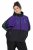 Ulla Popken 845648 Coupe-vent à manches chauve-souris Lilas - Vestes - Vestes grande taille pour femme