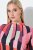 Ulla Popken 845794 Robe en jersey imprimée Rose - Robes - Des robes dans toutes les tailles