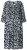 Ulla Popken 845825 Robe mi-longue fleurie à manches 3/4 Noir - Robes midi - Robes mi-longues pour femmes rondes