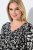 Ulla Popken 845825 Robe mi-longue fleurie à manches 3/4 Noir - Robes midi - Robes mi-longues pour femmes rondes