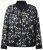 Ulla Popken 845841 Veste fleurie réversible à col teddy Noir - Vestes - Vestes grande taille pour femme