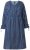 Ulla Popken 845863 Robe rayée à col V Bleu marine - Robes - Des robes dans toutes les tailles