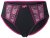 Ulla Popken 845885 Culottes à fleurs en dentelle Rose - Culottes - 