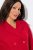 Ulla Popken 846021 Manteau en polaire Rouge - Manteaux - Manteaux grande taille pour femme