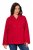 Ulla Popken 846021 Manteau en polaire Rouge - Manteaux - Manteaux grande taille pour femme