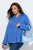 Ulla Popken 846021 Manteau en polaire Bleu - Manteaux - Manteaux grande taille pour femme