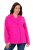 Ulla Popken 846021 Manteau en polaire Rose - Manteaux - Manteaux grande taille pour femme