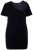 Ulla Popken 846051 Robe en velours à manches courtes Bleu marine - Robes de soirée - Robes de soirée en grandes tailles