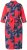 Ulla Popken 846164 Robe chemise fleurie Rouge - Robes midi - Robes mi-longues pour femmes rondes