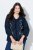 Ulla Popken 846197 Veste Bleu marine - Vestes - Vestes grande taille pour femme