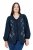 Ulla Popken 846197 Veste Bleu marine - Vestes - Vestes grande taille pour femme
